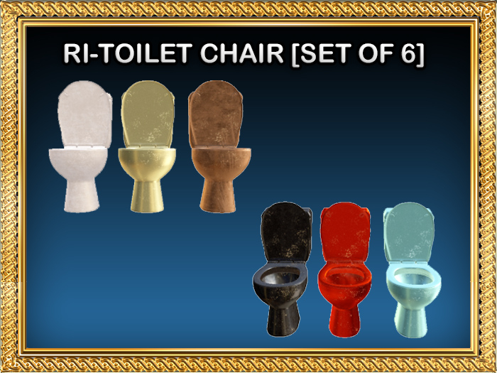 RI-TOILET CHAIR [SET OF 6-C/M-5P]