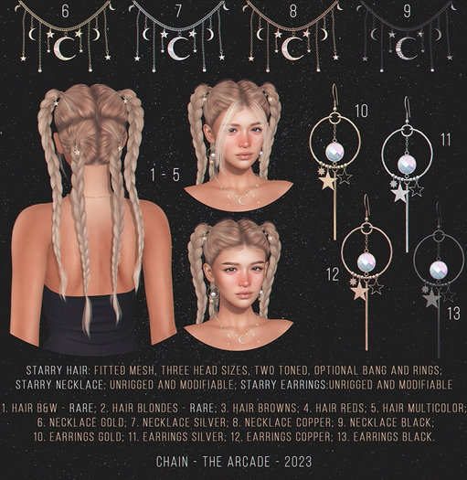 2. Starry Hair Blondes RARE
