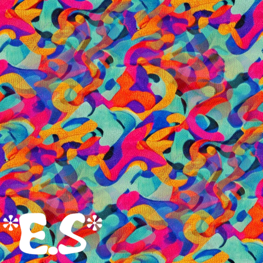 *E.S* Colourful Fabric Texture 6 - Full Perm - Seamless