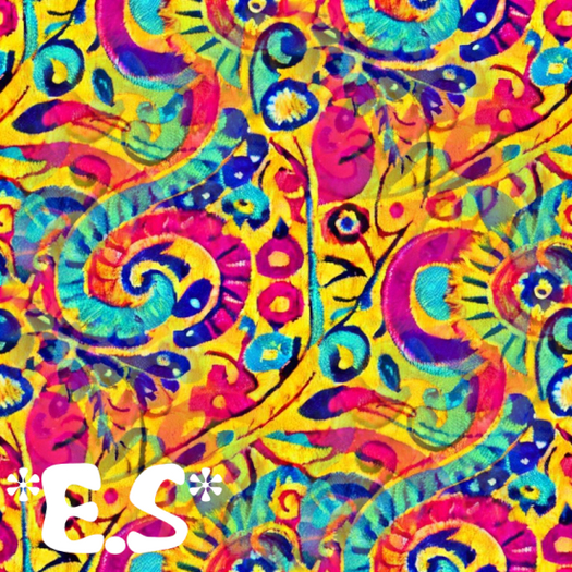 *E.S* Colourful Fabric Texture 7 - Full Perm - Seamless