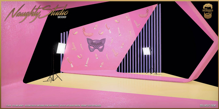 Naughty Studio Backdrop V2 - The Bearded Guy