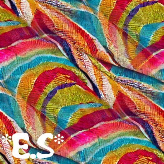 *E.S* Colourful Fabric Texture 8 - Full Perm - Seamless