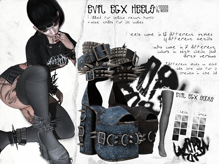 +WORN+ Evil Egx Heels FATPACK