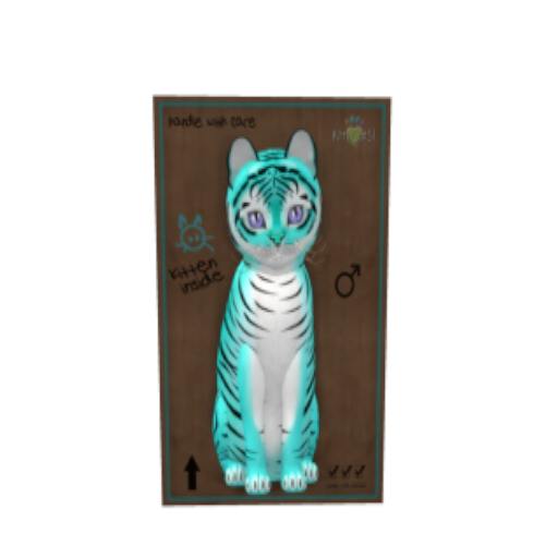 KittyCats Box - Tiger! - Turquoise - Size - Normal