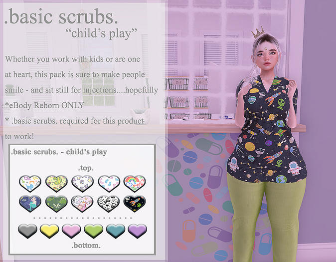 .basic scrubs. - "child's play" texture pack