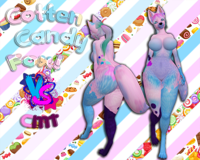 Thicc Fox - Cotten Candy Fox
