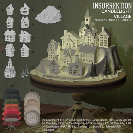 Second Life Marketplace - 04. [IK] Candlelight Village - Candlelight #4 ...