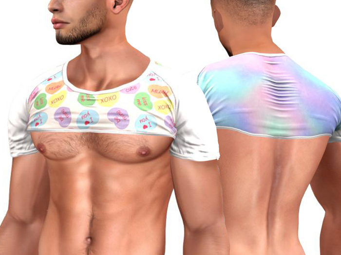 Crop Top River Whites TwoSided