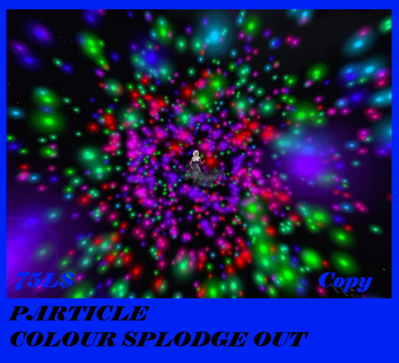 PARTICLE PARTICLE COLOUR SPLODGE OUT