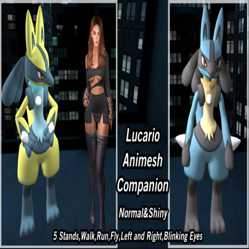 [PokePark] Animesh Lucario Companion Normal&Shiny (BOXED)