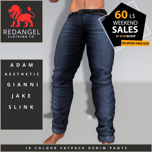 RD - Marcus Denim Jeans FATPACK (Add to open)