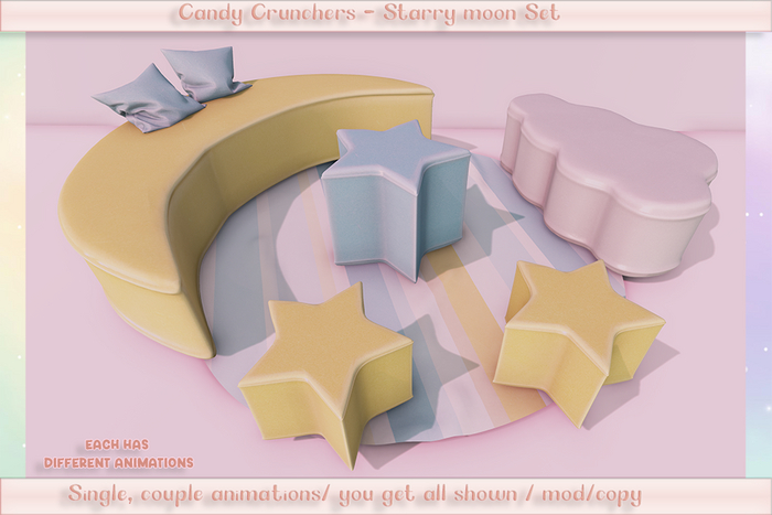Candy Crunchers - Starry Moon Set (UNPACK)