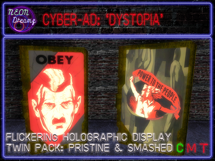 Neon Dreamz Cyber Ad - Dystopia