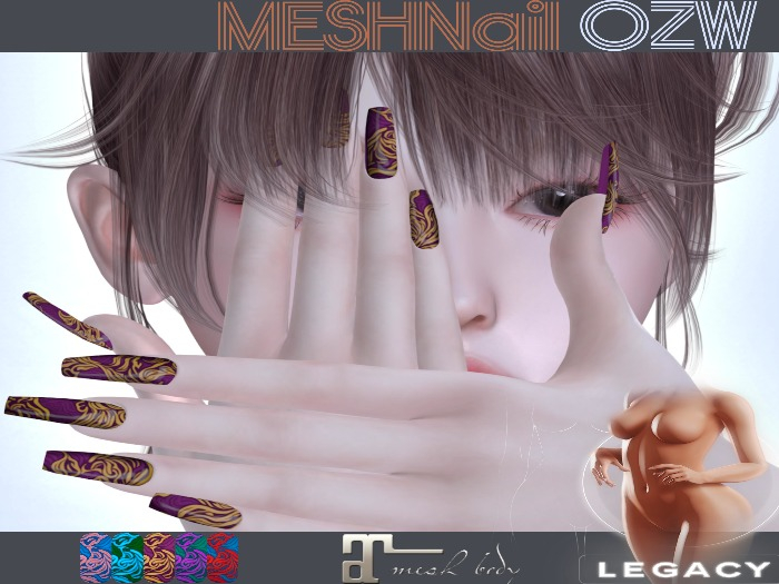 "OZW"MESH Nail//01