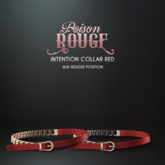 POISON ROUGE Intention Collar Red