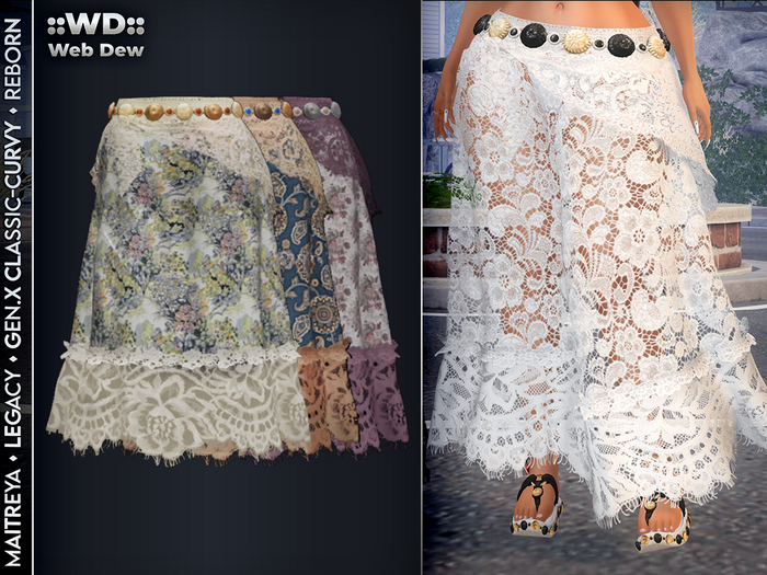 ::WD:: Long Skirt Boho #2