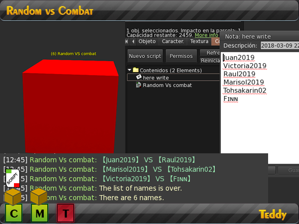 Random Vs combat