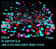 PARTICLE PARTICLE MULTI HEART BOUNCE
