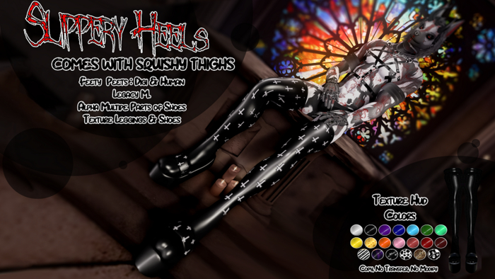 FK* Slippery Heels ☾☾LEGACY M☽☽ ☾☾SQUISH INCLUDED☽☽