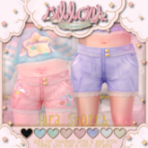 {Ribbons} Hira Shorts - Black {Box}