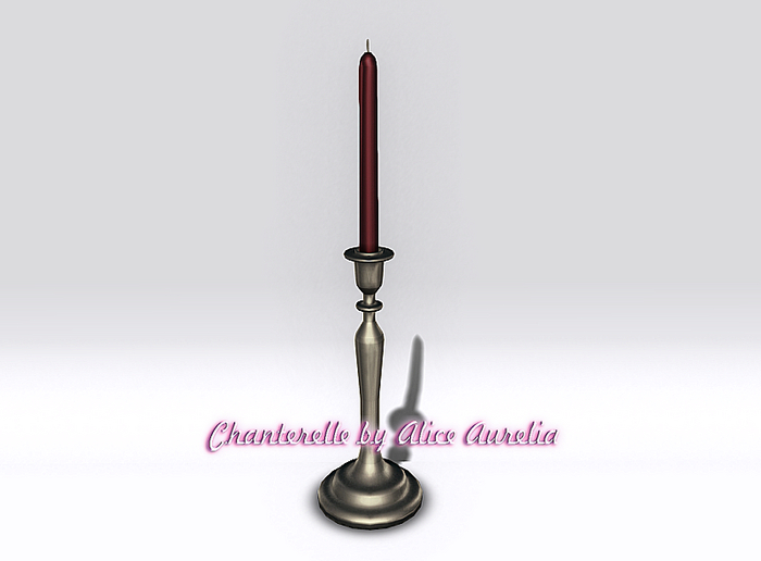 .random.Matter. - Pagan Altar - Candle [Silver/Red]