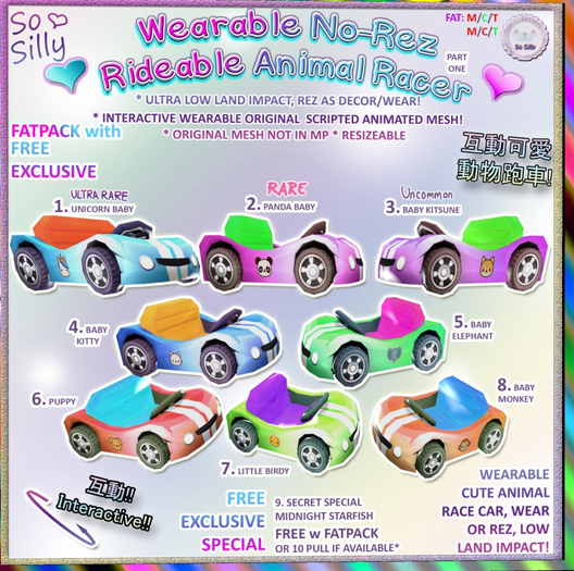 04. So Silly Wearable Animal Racer 1 - KITTY