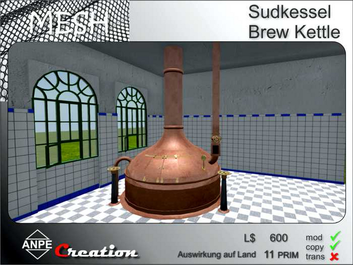 Sudkessel, Brew Kettle
