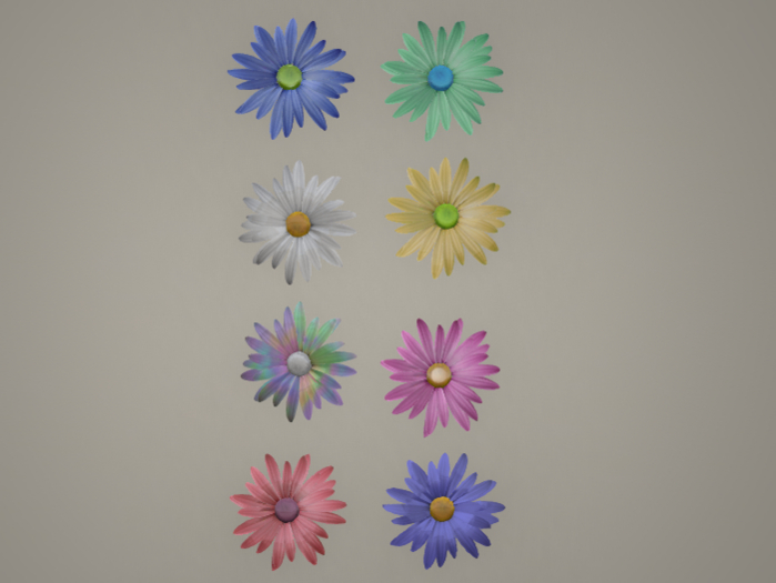 Metal Garden Wall Daisy Collection