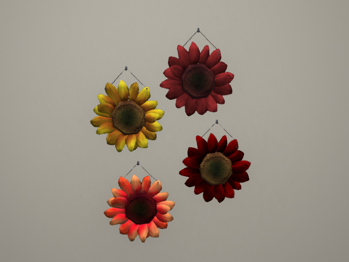 Metal Garden Wall Sunflower Collection