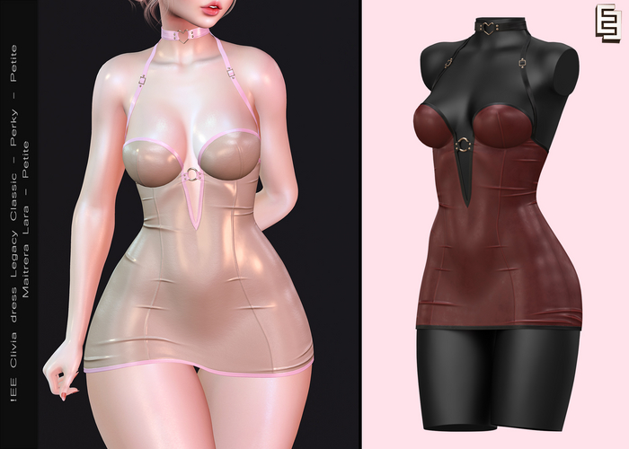 Elven Elder Clivia dress crimson