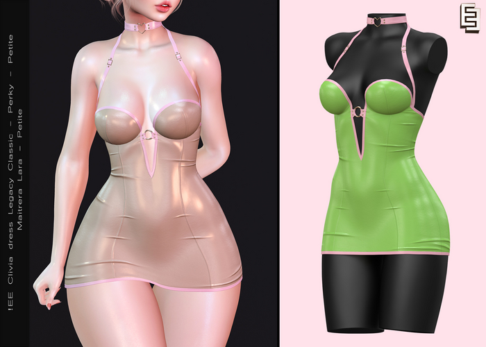 Elven Elder Clivia dress lime