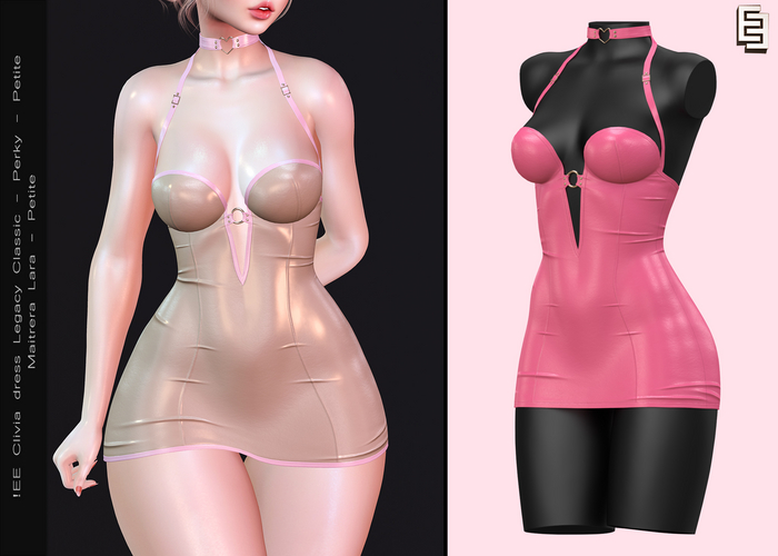 Elven Elder Clivia dress pink