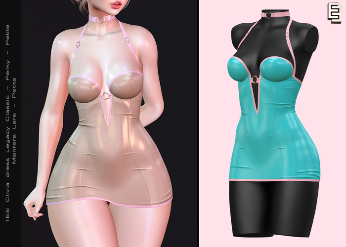 Elven Elder Clivia dress turquoise