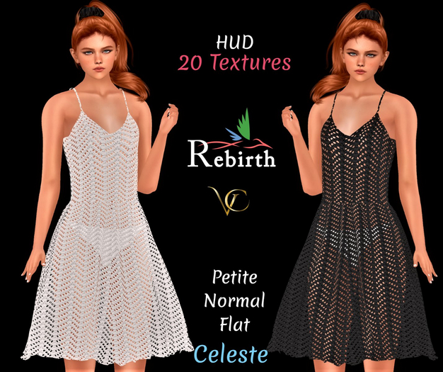 [V.C] Celeste Dress Rebirth Crochet  + HUD