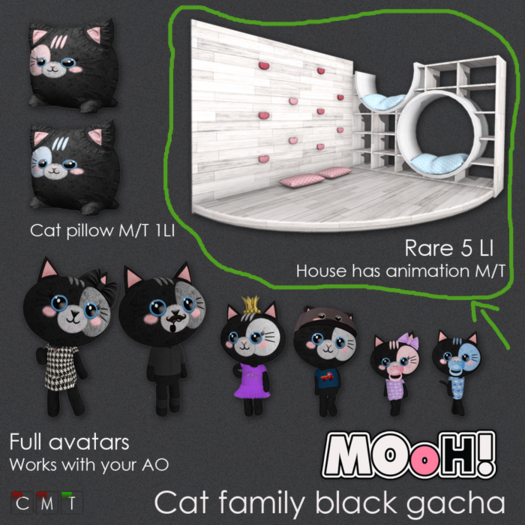 3. MOoH! Cats Fun corner 5LI RARE