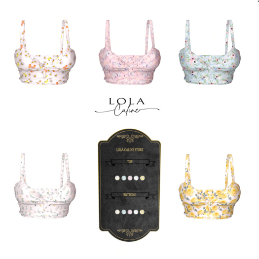 BOX LOLA.Caline Hud Top Nina (pattern) FATPACK