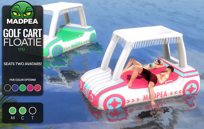 MadPea Golf Cart Floatie