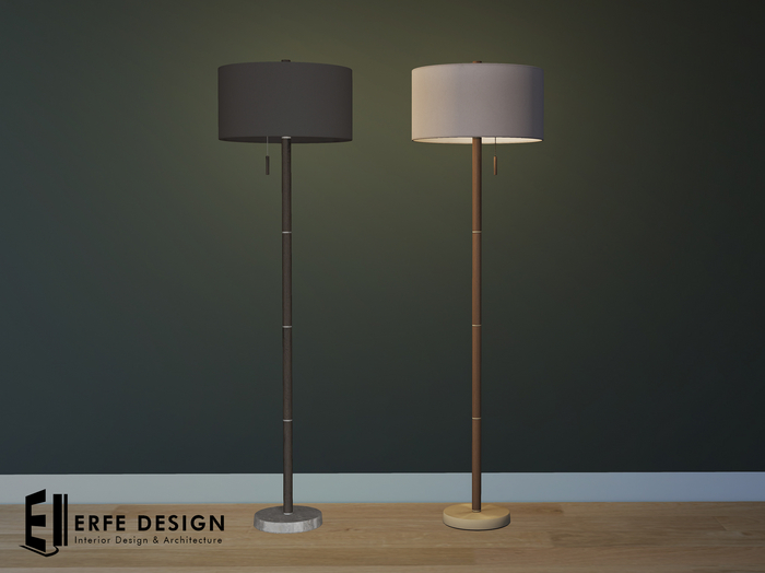 -Valencia Floor Lighting 2 COLORED 6 LI [Erfe Design] *