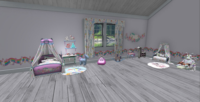 MERCI~UNICORN PRINCESS BEDROOM