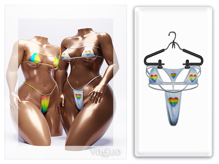 Vague. Pride Bikini - Heart -