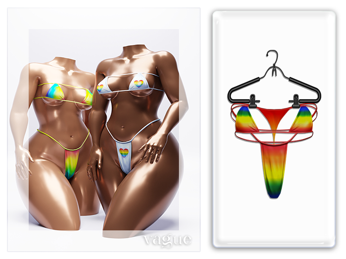 Vague. Pride Bikini - Flag -