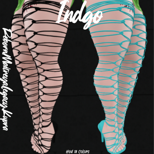 {Chaotic} Indgo Shoes {Add Me}