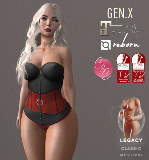 mega pack Ringed Corset