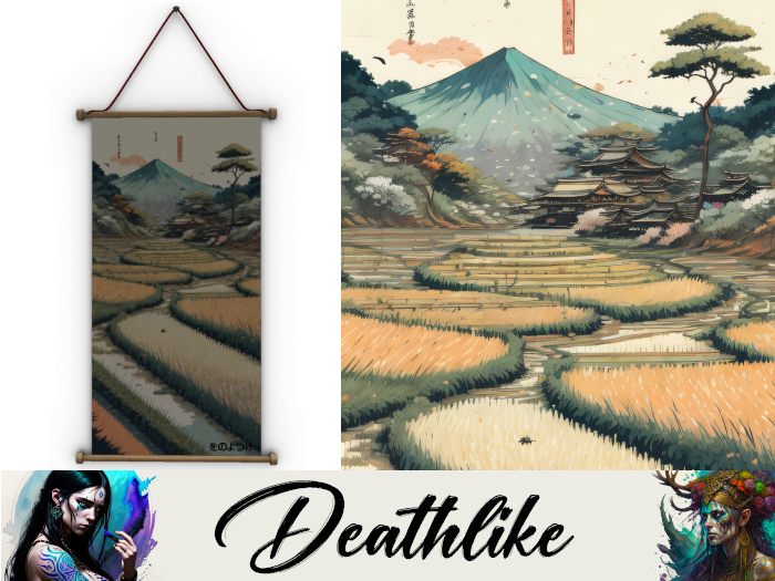 [ Deathlike ] Rice Fields Scroll