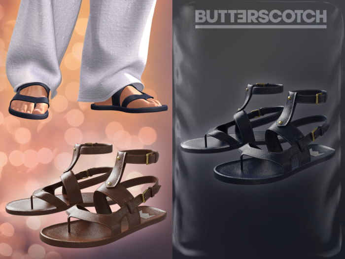 BUTTERSCOTCH . Kai Sandals {Hawaii Blue}