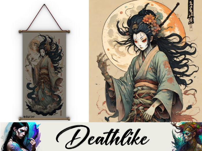 [ Deathlike ] Moon Yokai Scroll