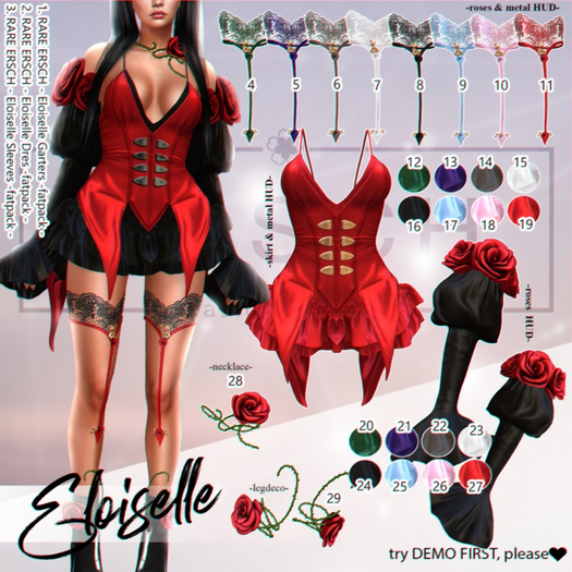 ERSCH Eloiselle PERKY Rares Set