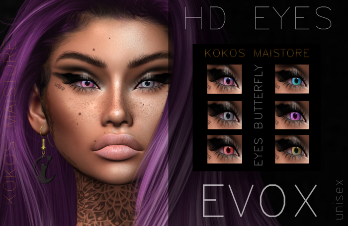 KOKOS-HD EYES BUTTERFLY- EVOX