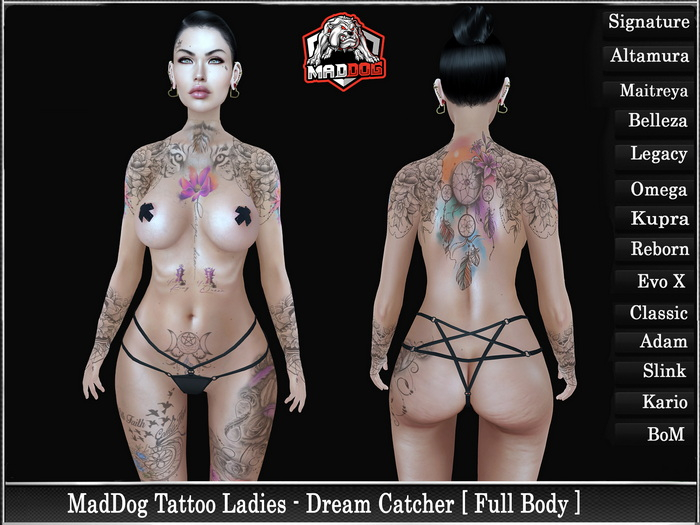 MadDog Tattoo Ladies - Dream Catcher [ Full Body ]