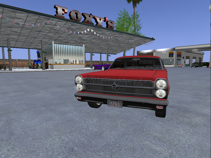 Ford Fairlane 500 Red [Boxed]